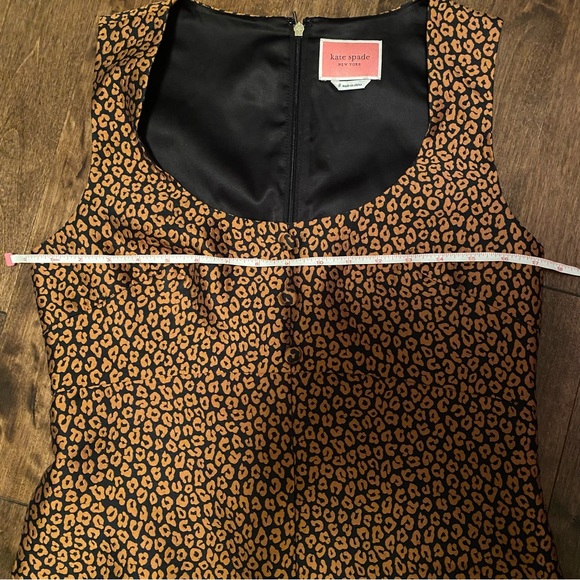 Kate spade ♠️ flora leopard jacquard fabric dress - Picture 7 of 7